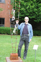 Choices sculpture by metal sculptor craig brown, original welded metal sculpture and furniture